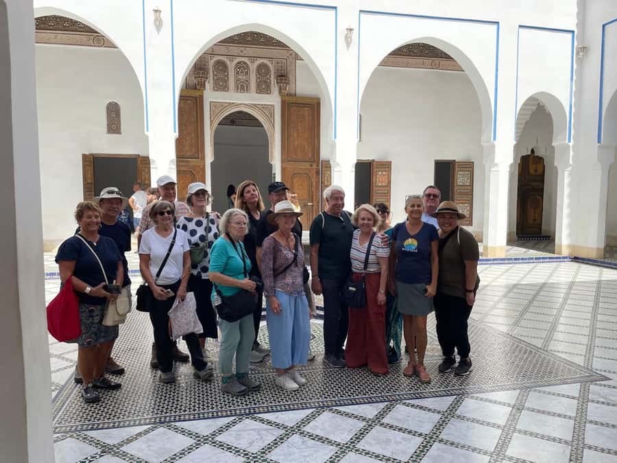 Marrakech: Bahia Palace Guided Tour with Skip-the-Line Entry - Walking from the square through the old Medina