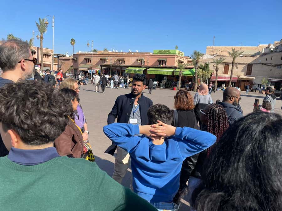 Marrakech: Bahia Palace Guided Tour with Skip-the-Line Entry - Meeting at Café ARGANA in Jemaa el-Fna
