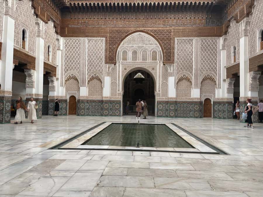 Marrakech: Ben Youssef Guided Tour with Skip-the-Line Entry - Entering Ben Youssef Madrasa