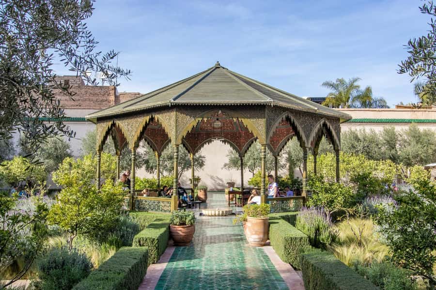Marrakech: Ben Youssef Medersa, Le Jardin Secret & Souk Tour - Le Jardin Secret, a quiet change of pace