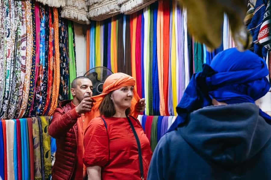 Marrakech: Ben Youssef, Secret Garden, & Souks Walking Tour - Mouassine adds a local neighborhood pause