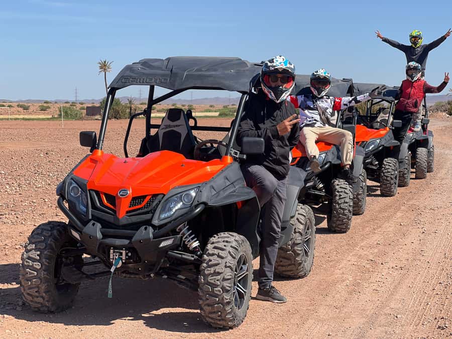 Marrakech Buggy Palmerie and Desert - Learning the buggy before the first sandy track