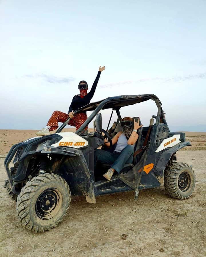 Marrakech: Buggy Ride, Pool & Dinner Show in Agafay Desert - Music, campfire, and the fire show