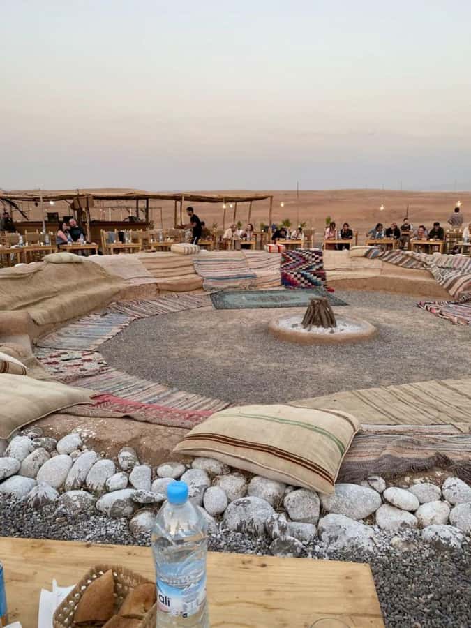 Marrakech: Camel & Quad Bike Tour with Sunset, Dinner & Show - Quad biking across the rocky desert
