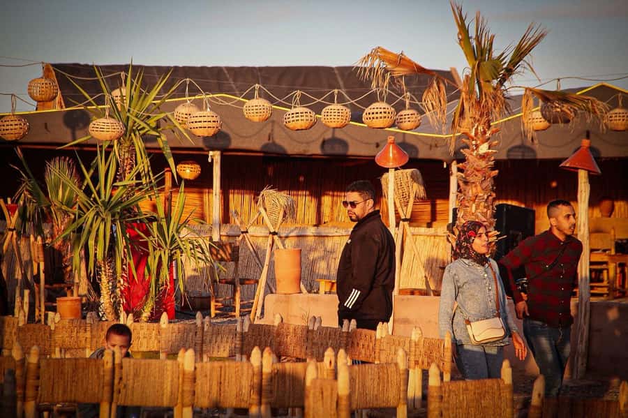 Marrakech: Camel Ride, Dinner, Pool, and Fire Show in Agafay - Leaving Marrakech for Agafay’s rocky desert