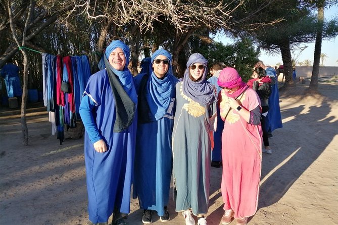 Marrakech Camel ride & Quad Bike experience in the oasis Palmeraie - Your first hour on a camel