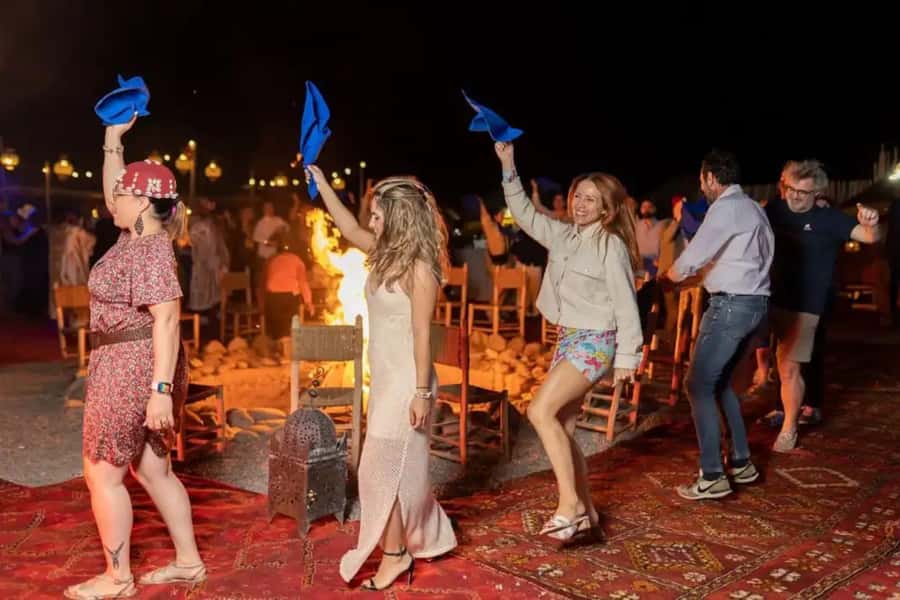 Marrakech: Camel Ride & Sunset Dinner with Fire Show - Leaving Marrakech for the Agafay Desert