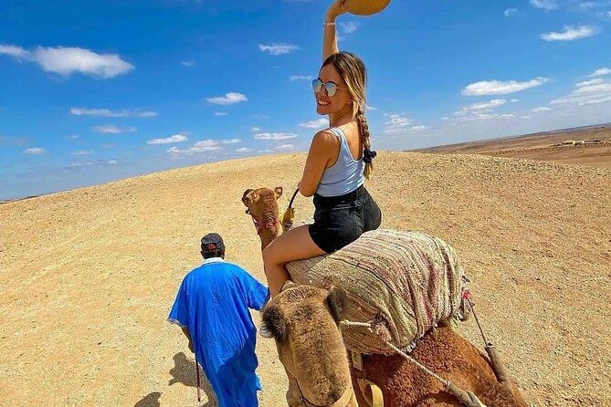 Marrakech: Camels & Quads on Sunset with Luxury Dinner, Fireshow - Thirty minutes on a shared quad bike