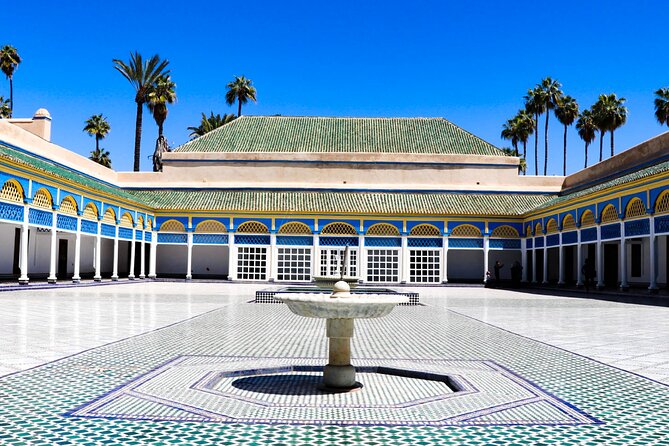 Marrakech City Tour, Bahia Palace, Badii Palace, Majorelle Garden - Aziz and the importance of the guide