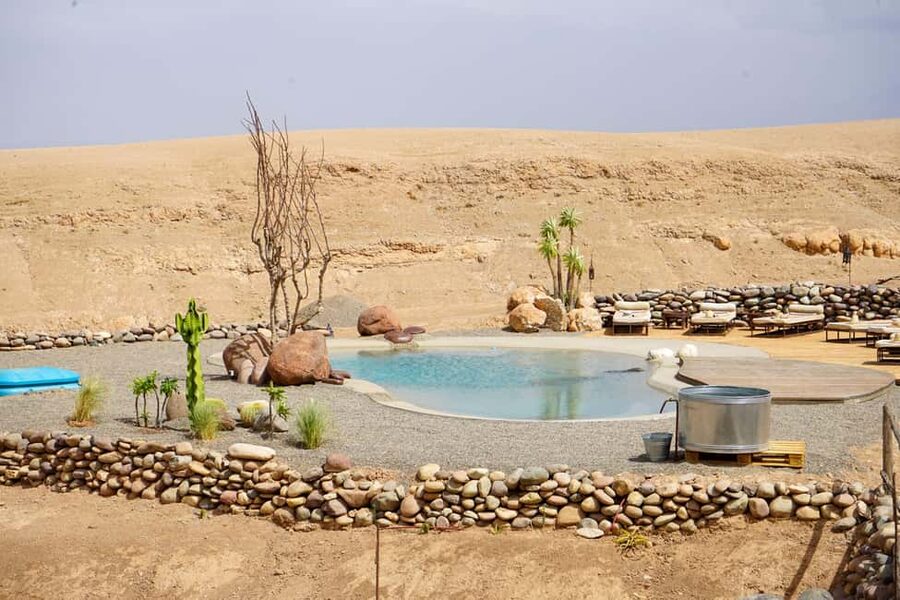 Marrakech: Day Pass in The Desert, swimming pool and lunch - Reaching the Agafay camp
