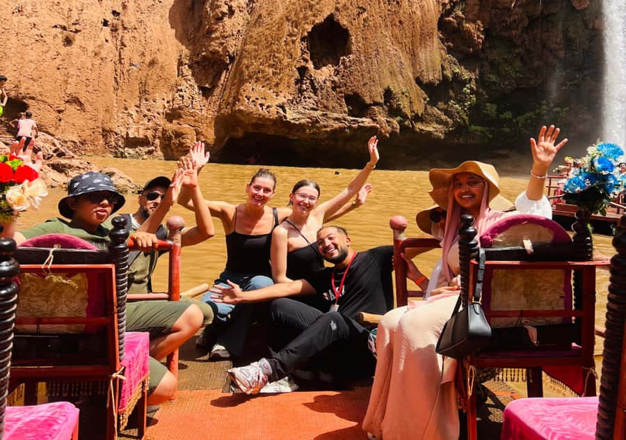 Marrakech: Day Tour to Ouzoud Waterfalls with Boat Trip - Arriving above the Ouzoud gorge
