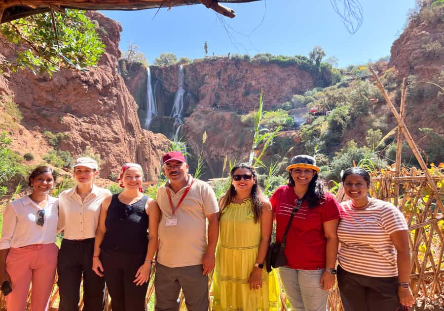 Marrakech: Day Tour to Ouzoud Waterfalls with Boat Trip - The climb back and return to Marrakech