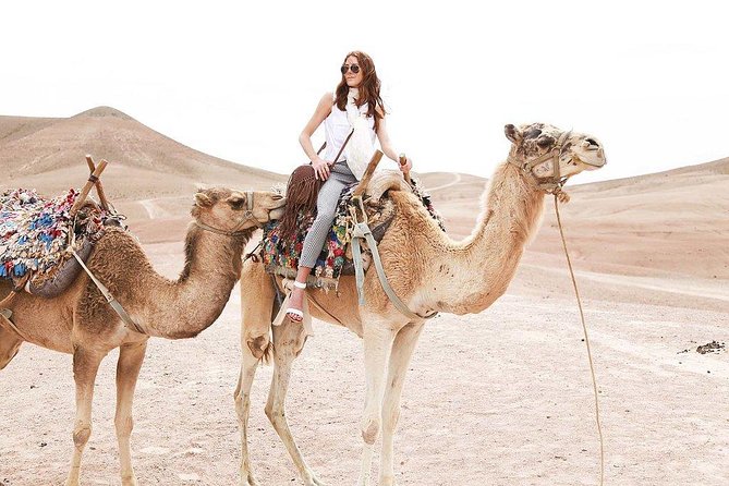 Marrakech: Desert Agafay & Atlas Mountains Day Trip & Camel Ride - Mint tea and sunset over the Atlas Mountains