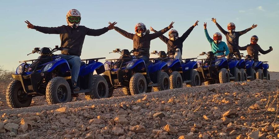 Marrakech: Desert and Palm Grove Quad Tour with Tea - How much riding time will you get?