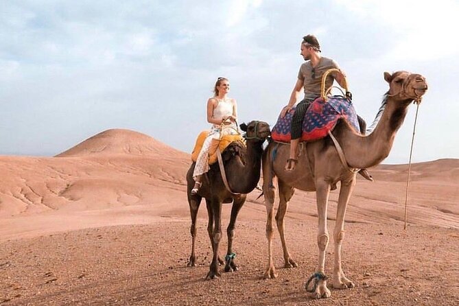 Marrakech desert dinner & sunset camel ride & bonfire music dance - The camel ride at sunset