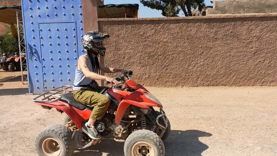 Marrakech Desert & Palm Grove Quad Bike Tour - Riding across sand, stone, and palm groves