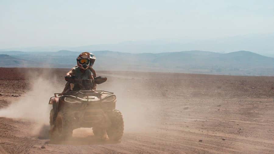 Marrakech Desert Sunset: Quad Biking, Dinner & Fire Show - Drums, dancing, and the fire show