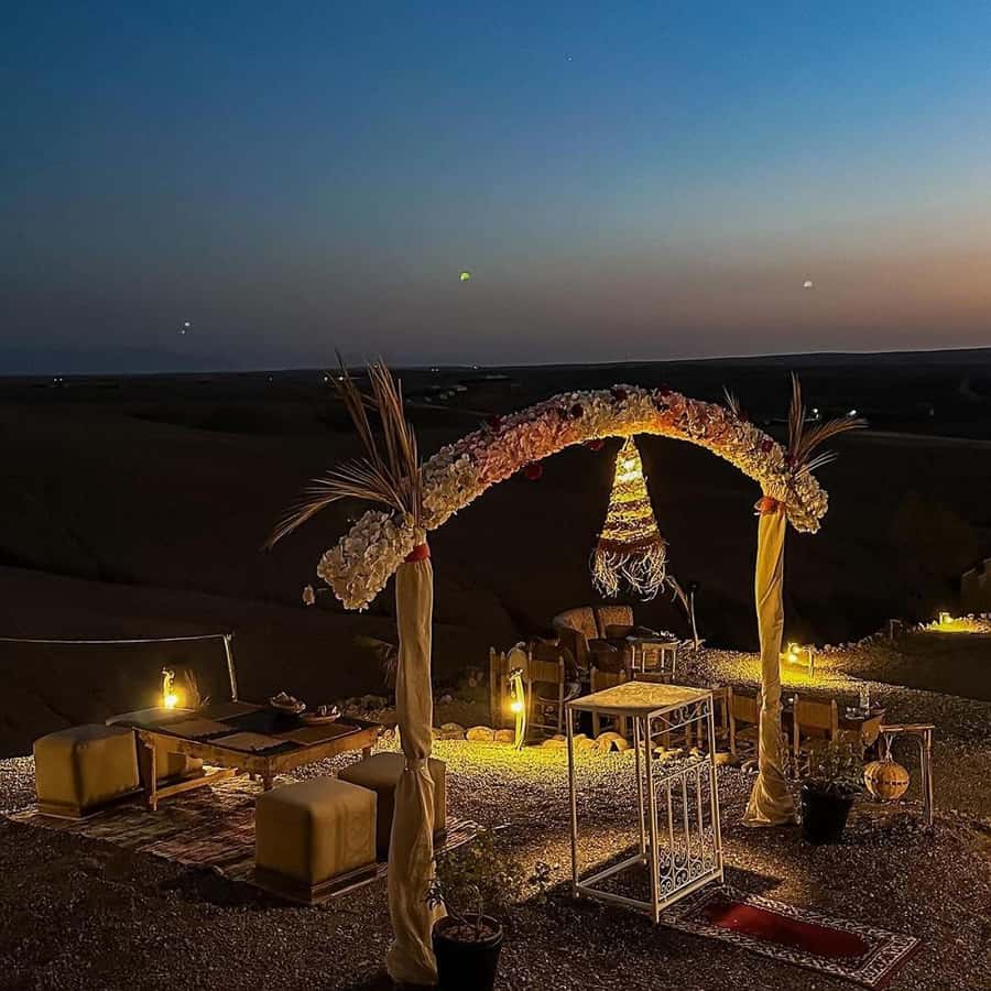Marrakech: Desert Tour with Dinner, Show and Camel Ride - Fire show and the social side of the camp