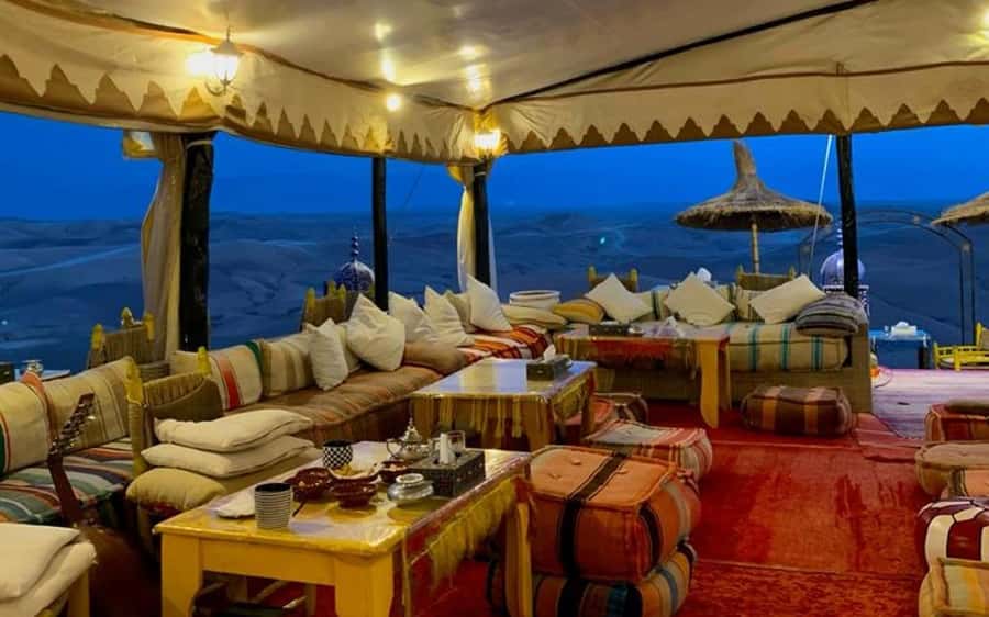 Marrakech Dinner Show Agafay Desert with Camels swiming pool - The guides can shape the experience