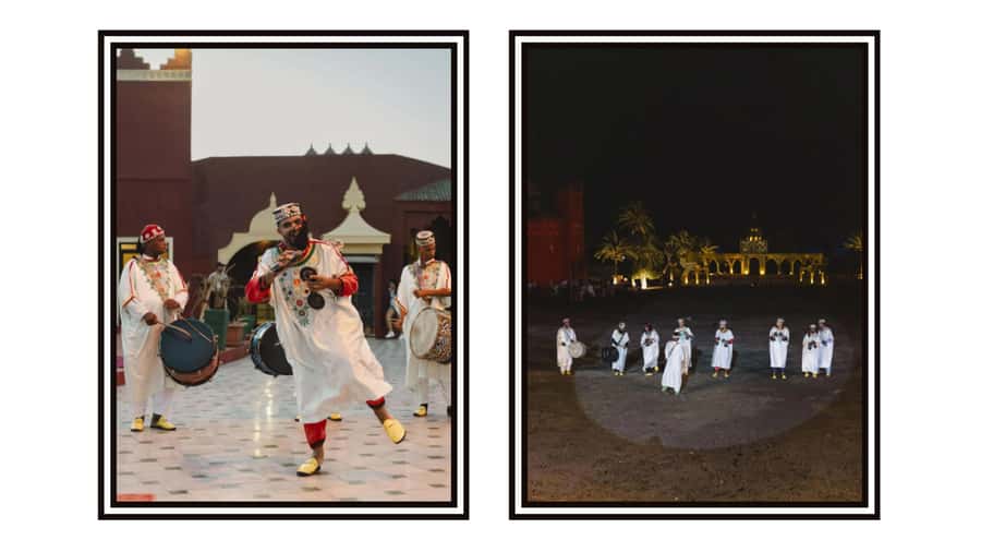 Marrakech: Dinner show and Fantasia in Chez Ali - Entering the Ali Baba Cave