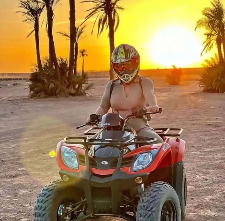 Marrakech, explore the palm grove desert by quad bike - From Marrakech streets to the Palmeraie