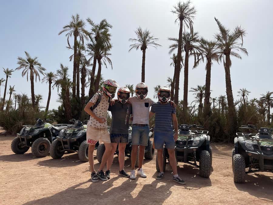 Marrakech, explore the palm grove desert by quad bike - The 1.5-hour quad ride through the palm groves