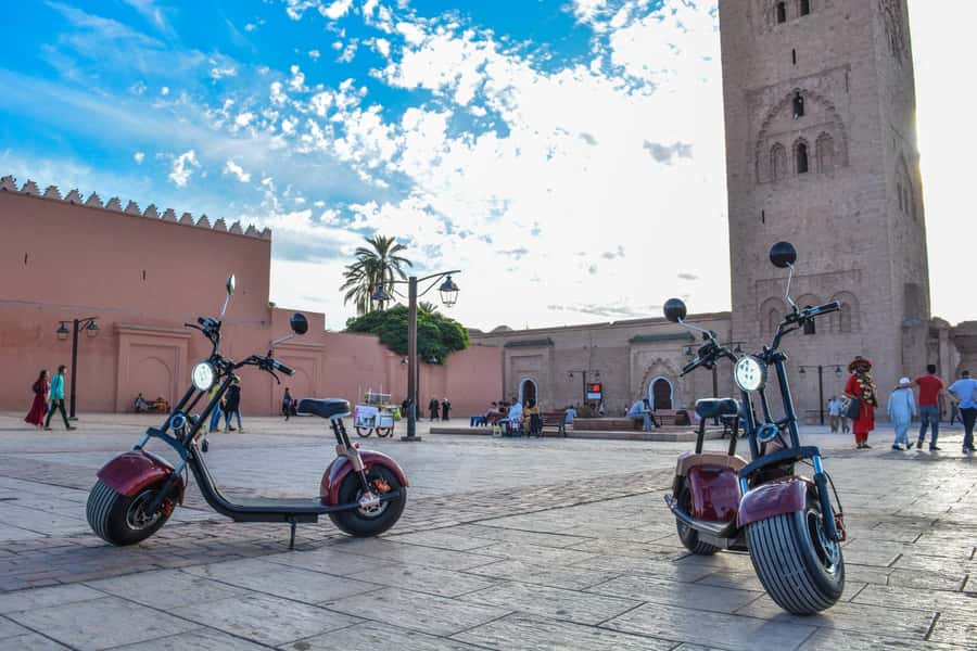 Marrakech: Glide Through the Red City on an EcoScooter Tour! - Riding through the souks and Medina