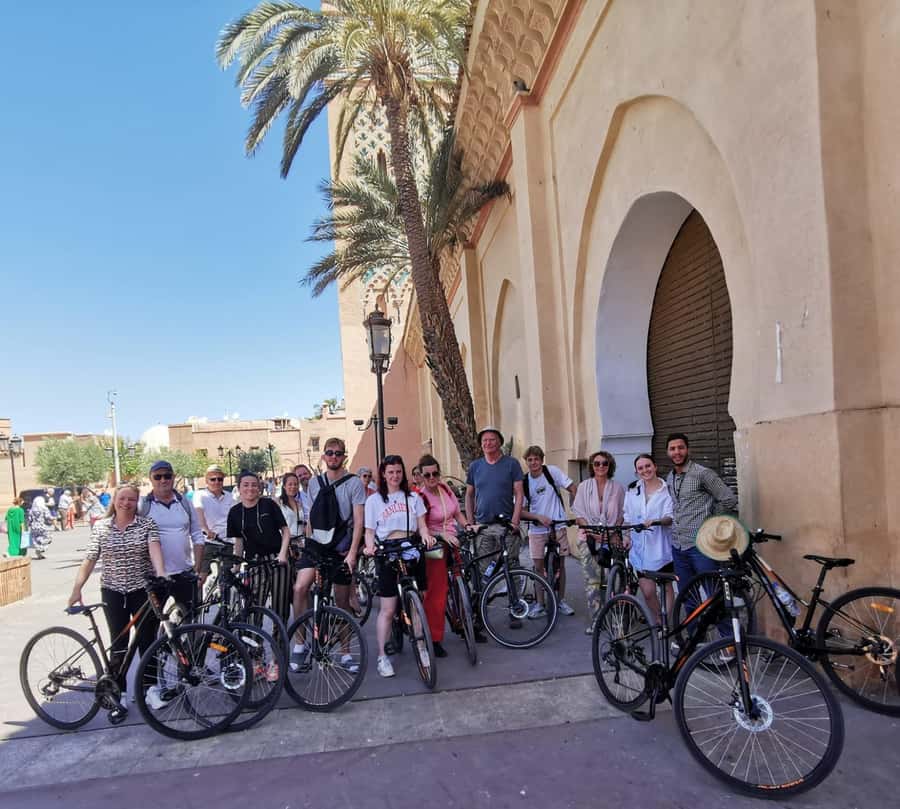 Marrakech: Guided Bike Tour with a local Guide - Koutoubia Mosque and the story of the Red City