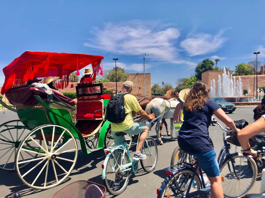 Marrakech:Guided City Cycling Tour - Culture, Colors & Charm - Along Marrakech’s 12th-century ramparts