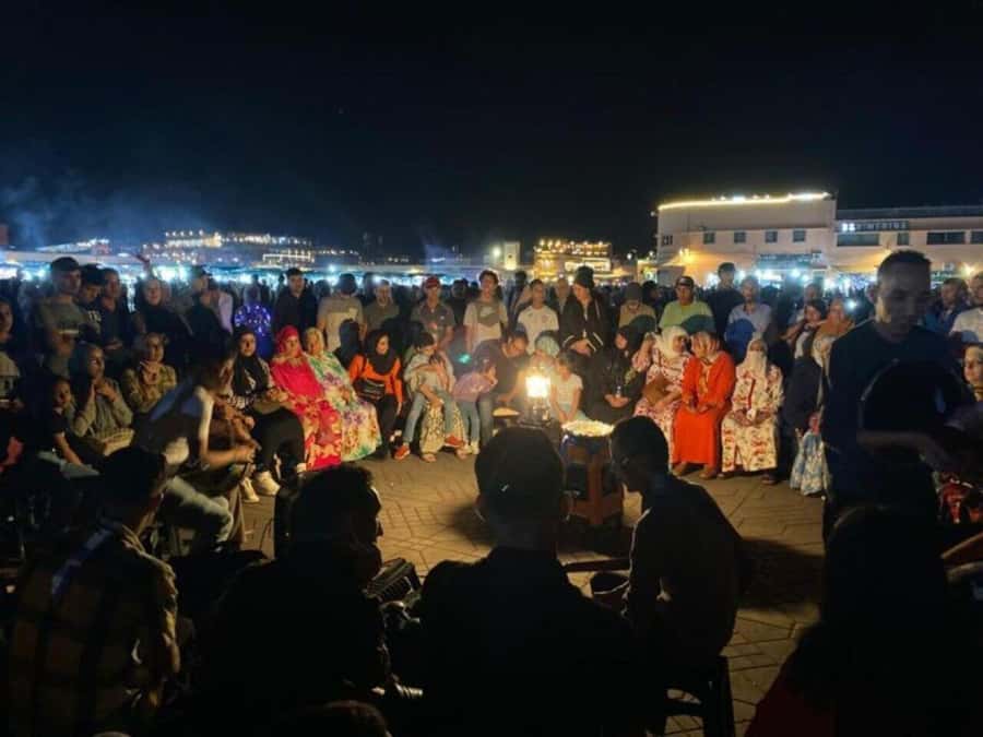 Marrakech: Guided Tour by Night - Tea, games, music, and the rooftop finish