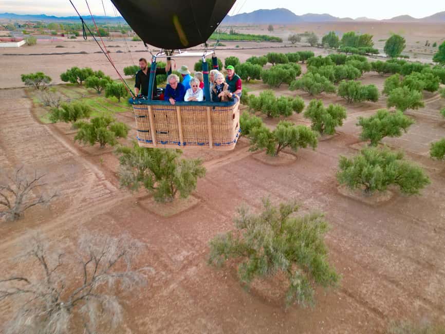 Marrakech: hot-air balloon flight with view of the Atlas Mountains and Berber breakfast - Landing, breakfast, and the slower second half