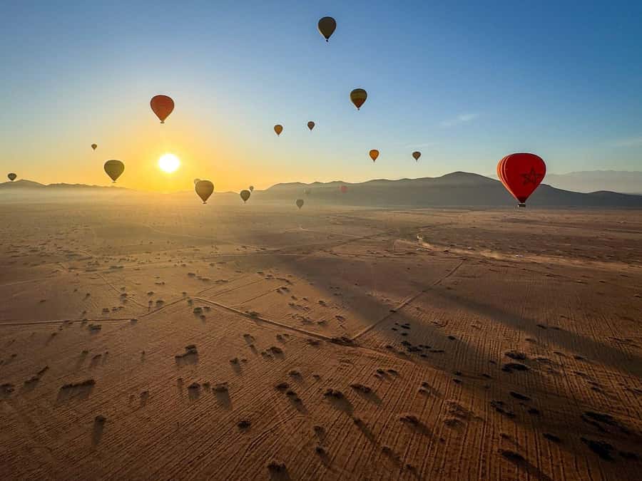 Marrakech: Hot Air Balloon Ride with Breakfast & Transfer - The breakfast return and certificate