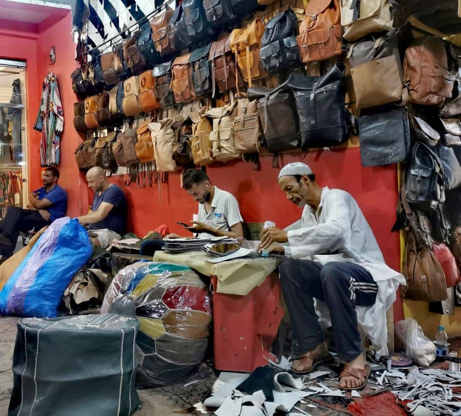 Marrakech Inviting shop around with your local guide - Bargaining without losing your patience