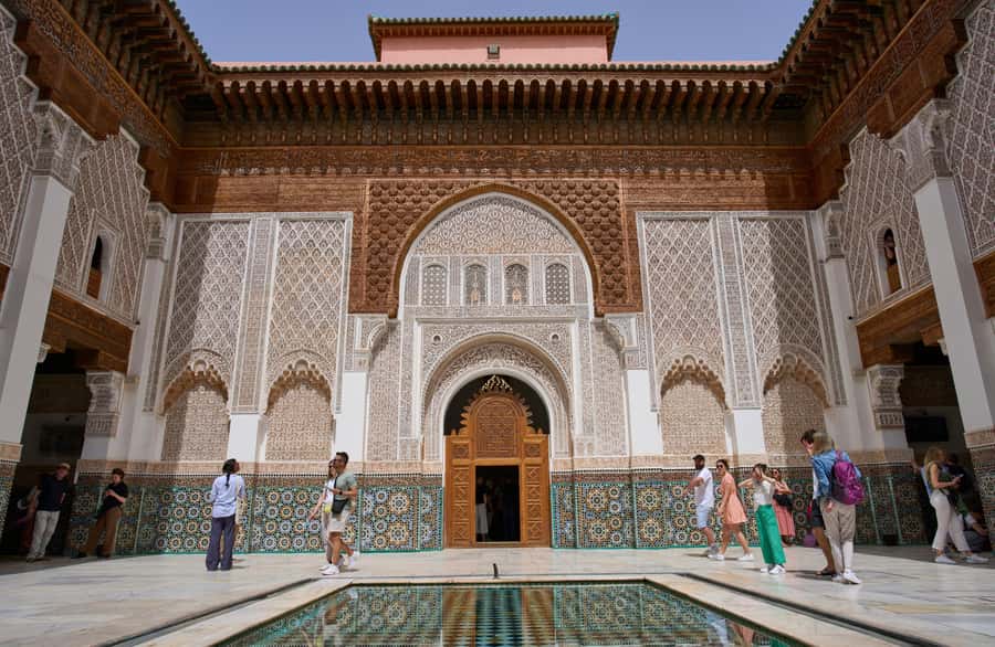 Marrakech: Madrasa Ben Youssef, Secret Garden & Medina Tour - The Secret Garden: a quiet pause in the maze
