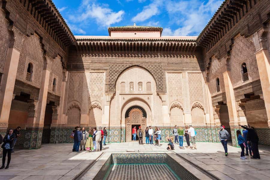 Marrakech: Madrassa Ben Youssef, Secret Garden & Medina Tour - Koutoubia Mosque and the city’s first orientation