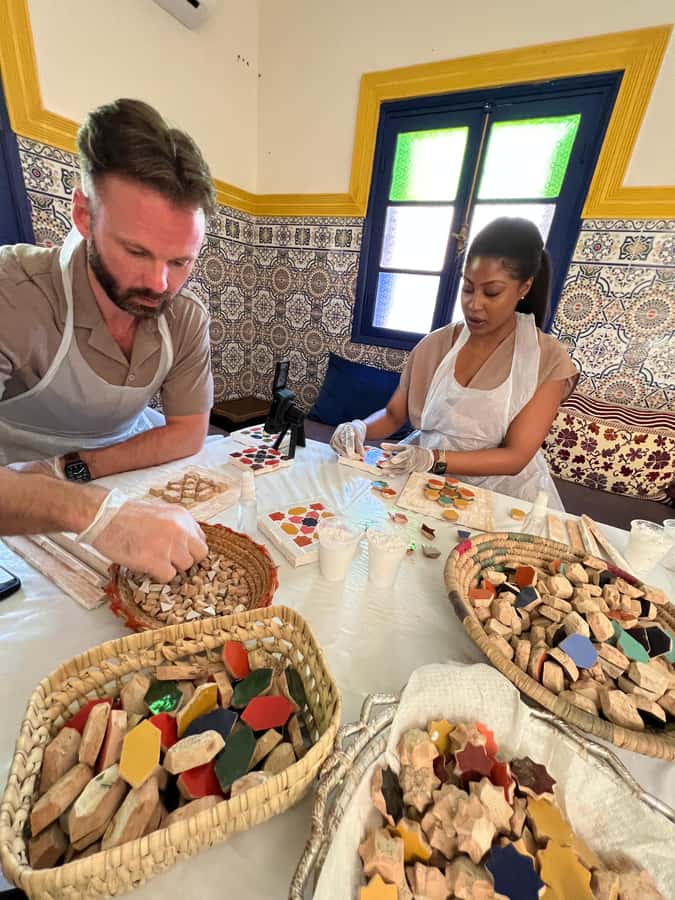 Marrakech: Make Your Own Moroccan Zellige Mosaic Masterpiece - What makes this workshop worth your time