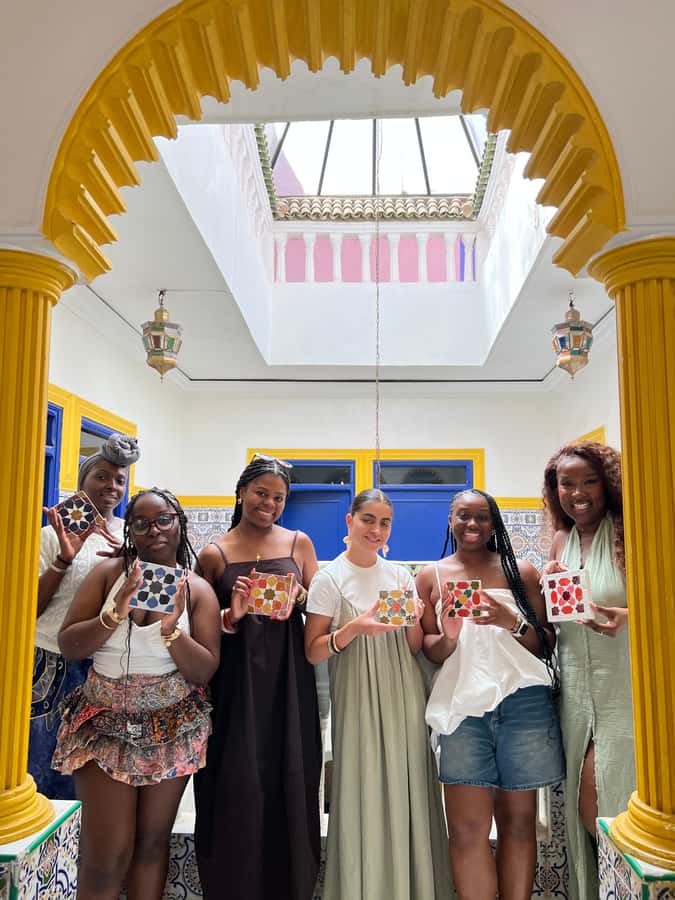 Marrakech: Make Your Own Moroccan Zellige Mosaic Masterpiece - What two hours and $42 really buy you