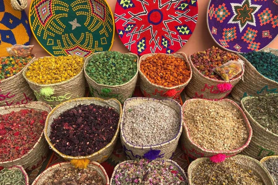 Marrakech: Medina Souks, Hidden Markets and Shopping Tour - Rahba Kedima and the Spice Square