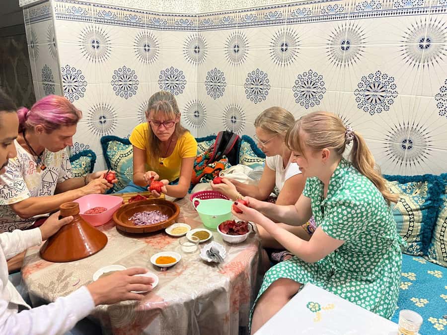 Marrakech: Moroccan Cuisine Cooking Class in Local Home - Starting with bread, vegetables, and Moroccan technique