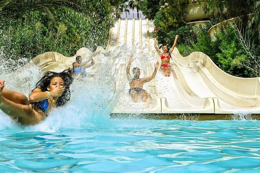 Marrakech: Oasiria Water Park Entrance Ticket - Shaded Gardens, Cabanas, and Places to Rest