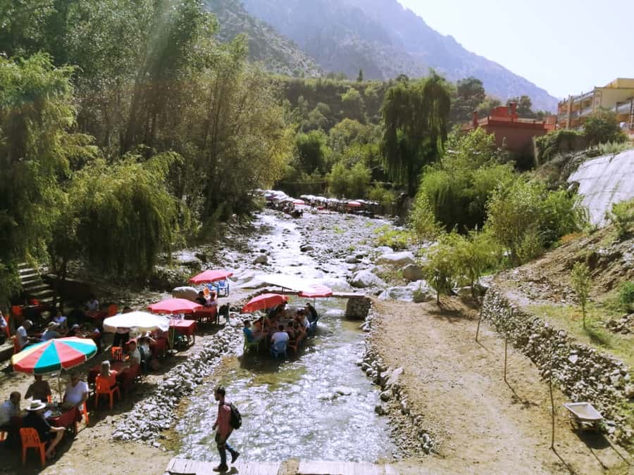 Marrakech: Ourika Valley and Atlas Mountains Day Trip - Lunch beside the river, with costs to watch