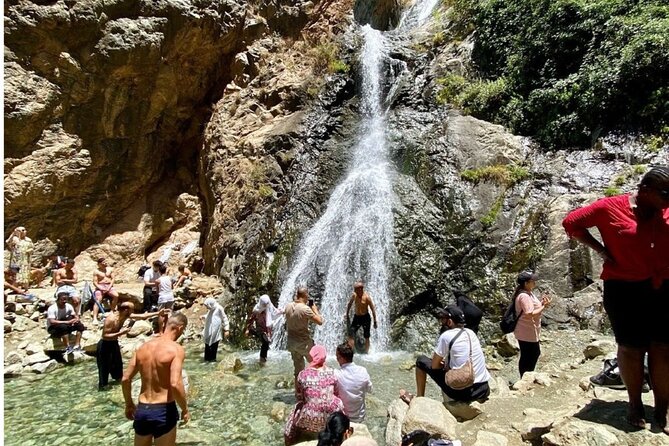 Marrakech: Ourika Valley & Atlas Mountains Shared Trip with lunch - Reaching Setti Fatma and starting the waterfall hike