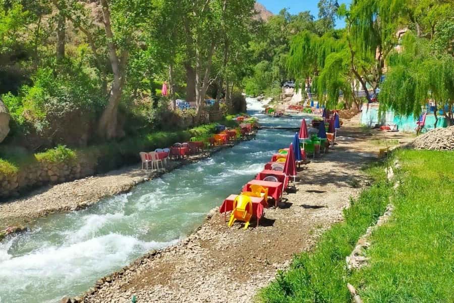 Marrakech: ourika valley Atlas Mountains & Waterfalls Trip - The walk beside the Ourika River