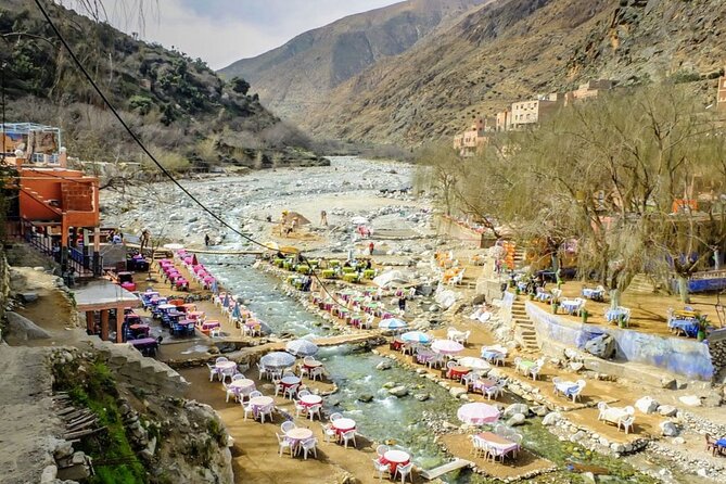 Marrakech: Ourika Valley, Atlas Waterfalls with Guide &Lunch - Berber villages and mountain scenery along the route
