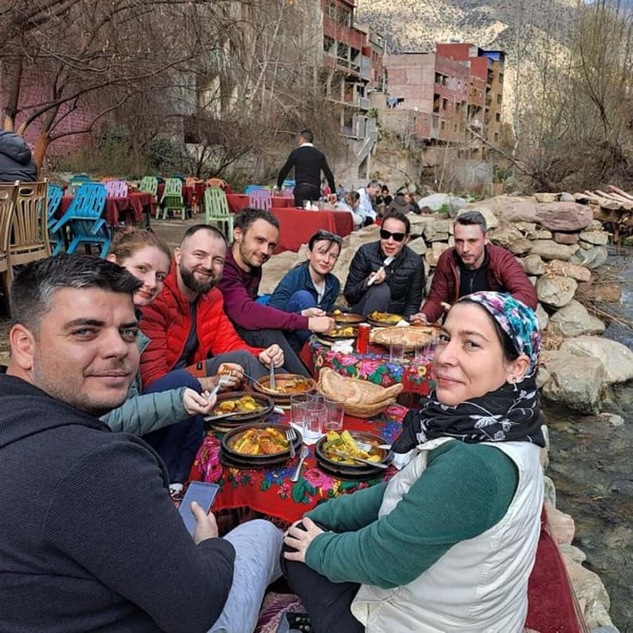 Marrakech: ourika valley lunch & guided hike to waterfalls - What the riverside lunch is really like