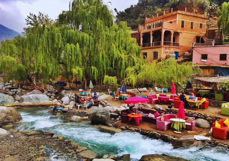 Marrakech: Ourika Valley Trip with Waterfall Hike - The argan oil cooperative and Amlou tasting