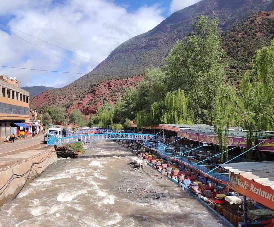 Marrakech: Ourika Valley,Waterfalls, Atlas Luxury Day trip - The Ourika Valley’s farms, orchards, and clay homes