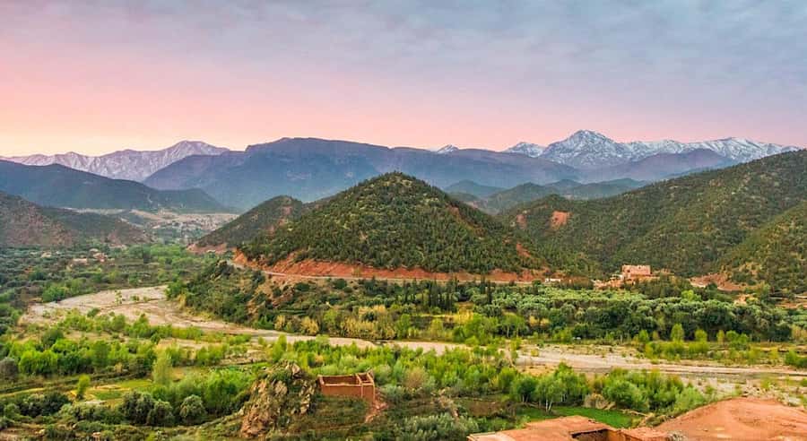 Marrakech: Ourika Valley Waterfalls Hike & Traditional Lunch - Following the river to the waterfalls