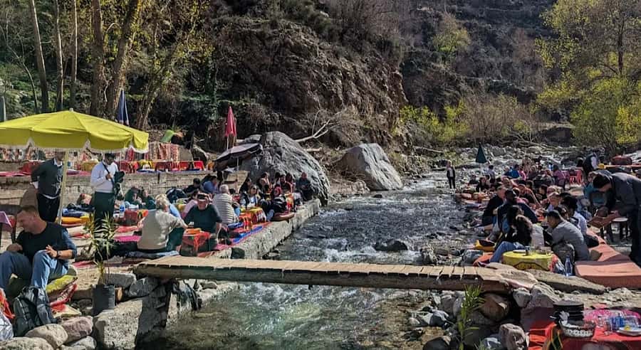 Marrakech: Ourika Valley Waterfalls Hike & Traditional Lunch - Pickup, timing, and cancellation details