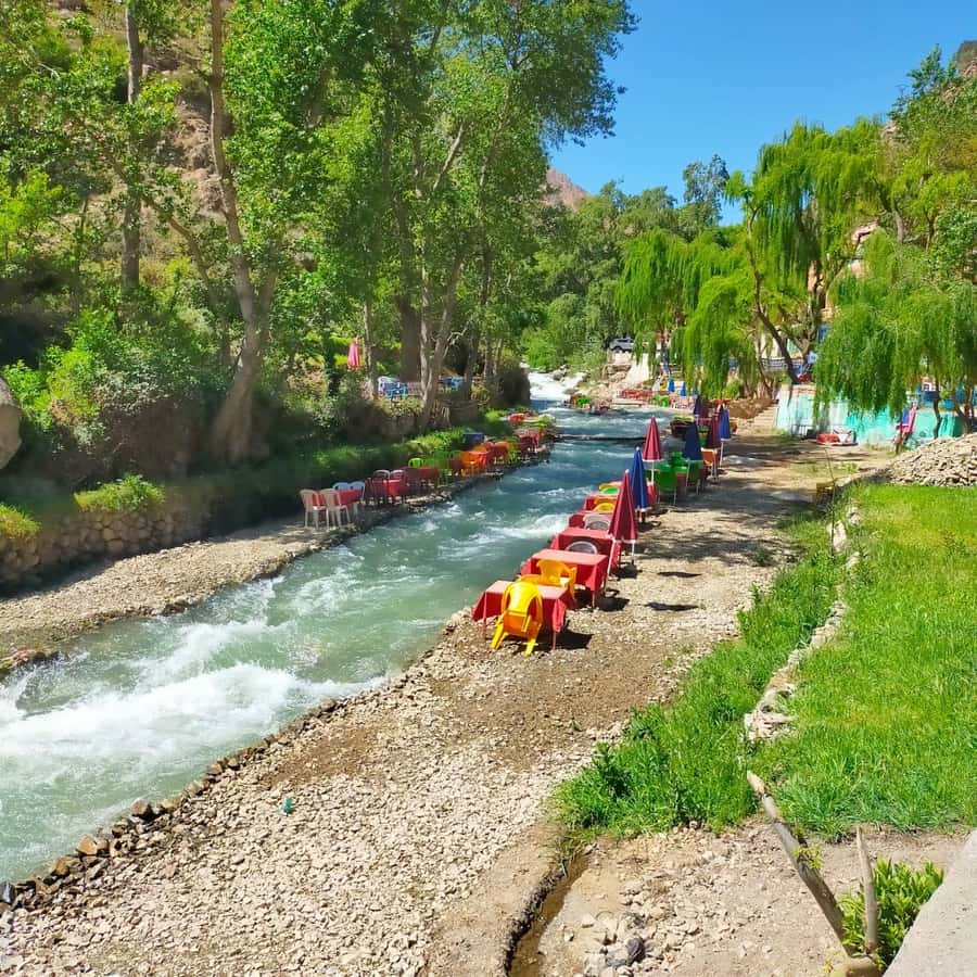 Marrakech: Ourika Valley waterfalls with guide& Berber lunch - Argan oil and a Berber village visit